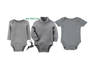 Oem bambou Coton Bio de Haute qualité blanc body bébé Offres Spéciales Body Bébé 100% Coton bio. Body bébé Fille Barboteuse - Product Image 4