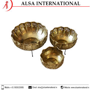 Precio de cuenco de aluminio para decoración del hogar de etiqueta privada Pedido al por mayor de alta calidad disponible de proveedores indios. - Product Image 3