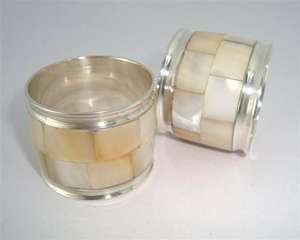 100% Natural Mother of Pearl <b>Napkin</b> Holder Wedding <b>Party</b> and Dinner Table <b>Napkin</b> Rings & Accessories Wholesale - Product Image 5