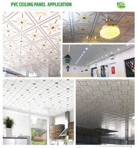 Panel de Techo de PVC Impermeable de Bajo Precio para Decoración de Interiores (PIMA) Fabricación Vietnamita al por Mayor 24x24 PVC Virgen 8mm - Product Image 2