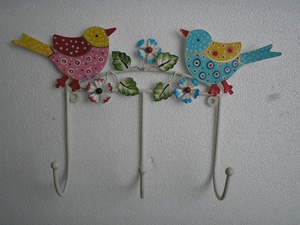 Crochet mural en métal avec motif d'oiseau doré au design classique et moderne vintage Crochet décoratif pour vêtements pour chambre d'enfant avec motif d'oiseau - Product Image 6