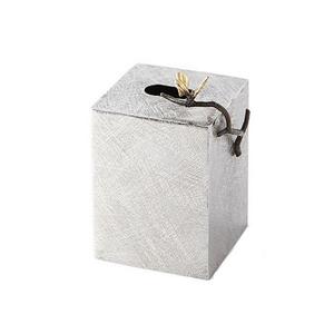 Servilletero de acero inoxidable, color plateado, tamaño personalizado, caja de almacenamiento de pañuelos de estaño galvanizado a precio mayorista - Product Image 1