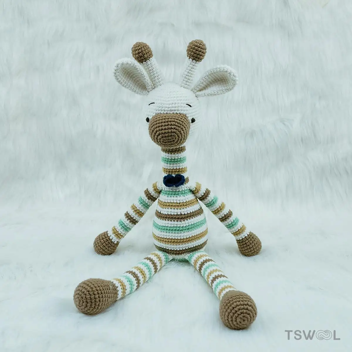 TGA Chất Lượng Cao Handmade DIY 100% Amigurumi Keychain Thú Nhồi Bông Dệt Kim Animal Crochet Đồ Chơi Cho Xuất Khẩu 2021