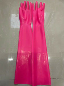 Gants de mariée en cuir blanc Mariages d'été Style coude à la mode Dentelle noire Long Sexy Party Driver Gants Protection UV - Product Image 6