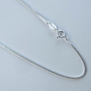 Chaîne en argent sterling 925, chaîne à maillons, 1-4 mm, 16-24 pouces de long, tendance, certifiée IGI, fermoir à ressort en forme de homard, chaînes en gros - Product Image 3