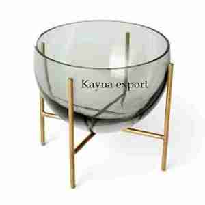 Cher support de forme avec bol en verre pour servir de la nourriture et des bonbons à bas prix nouvelle vente chaude bol en verre à bas prix à des prix abordables - Product Image 5