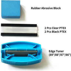 Kit de sintonizador para el cuidado de bordes de Snowboard, herramienta de ángulo de esquí lateral, piedra de goma y vela de reparación de Base PTEX, suministro completo de fábrica - Product Image 3