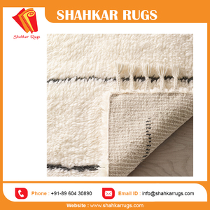 Nouveaux tapis de style marocain décor de sol à la maison tapis en laine et coton de nouvelle-zélande de qualité supérieure tapis - Product Image 3