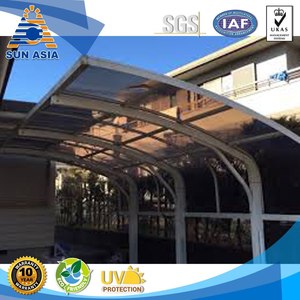 Iso สูงสีฟ้าไบเออร์แผ่นโพลีคาร์บอเนตแบนแข็งพีซีแผงด้วย Uv - Product Image 3