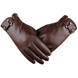 Protège-mains en cuir de mouton souple sur mesure avec doublure pour la course à pied et le jogging, printemps, automne, hiver, adulte, unisexe - Product Image 5