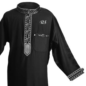 Vente en gros de Thobes marocain musulman sur mesure Abaya Kaftan Jubbah High Street Plus Size 100% Cotton Modern Dishdasha Formal Luxury - Product Image 2