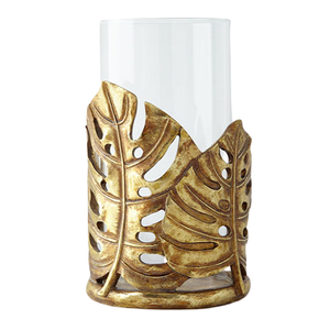 Juego de Dos Portavelas Votivas de Metal Color Dorado, Tamaño y Forma Personalizados para Accesorios de Decoración de Bodas - Product Image 6