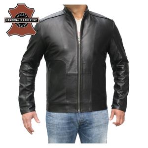 Cuir véritable Hommes & Femmes en peau de mouton Moyen Grand X-Large hommes Vestes Hiver Veste en cuir véritable pour hommes - Product Image 3