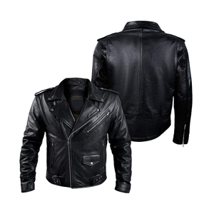 Chaquetas de cuero con cuello levantado para hombre, novedad - Product Image 4