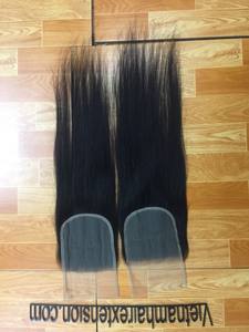 Extensions de cheveux avec fermeture en dentelle, 100% cheveux vierges Remy, ondulation profonde, origine Vietnam, 100g - Product Image 3