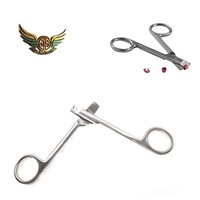 GREEN SWIFT INDUSTRIES Coupe-anneaux en acier inoxydable pour oiseaux, reptiles, extérieur, patio, salon, salle de bain, cuisine, voyage/camping
