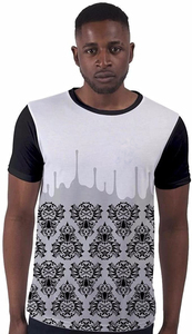 T-shirt de style HIP-HOP avec impression pleine couleur, grande taille, mode 2020 - Product Image 4