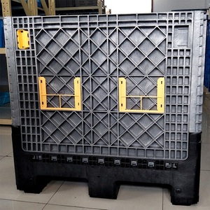 Nhiệm Vụ Nặng Nề Bền Công Nghiệp Nhựa Pallet Hộp Nhựa Gấp Hộp Thùng Đóng Mở Số Lượng Lớn Pallet Container Với Nắp - Product Image 4