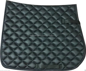 Tapis de selle équestre complet doux Numnah en tissu avec doublure polaire fabriqué en Inde - Product Image 1