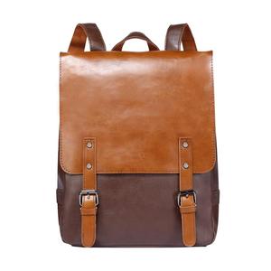 Leo Torresi Stylish Cowhide Genuine <b>Deep</b> Brown Leather useful backpack for Men & Women - Product Image 3