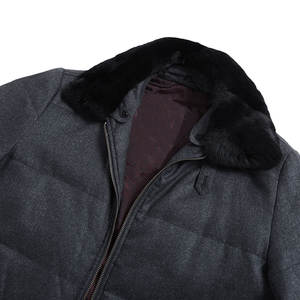 Manteau homme duvet mince matelassé Bomber Polyester hiver veste rembourrée prix de gros vestes de haute qualité sur mesure - Product Image 3