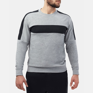 Sweat-shirt à col rond personnalisé uni, 100% coton, hiver, broderie, coupe classique, vente chaude 2023 - Product Image 3