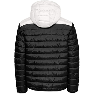 Chaqueta a prueba de viento de invierno personalizada para hombre a la moda chaqueta de burbuja con capucha y cremallera con diseño estándar a precio al por mayor - Product Image 5