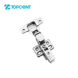 Topcent Clip On Adjustable 2 Way Soft Closing Cabinet Kitchen Furniture Hydraulic Hinge