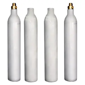 Cylindre de gaz CO2 de qualité alimentaire personnalisé 0,6 kg 0,6 L sans valve - Product Image 1