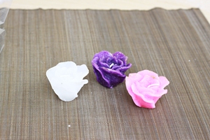 Caro <b>Paraffin</b> Flower Floating Candle-Home Decor Various Colors - Product Image 4