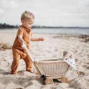 Joli chariot en rotin pour enfants - Product Image 2