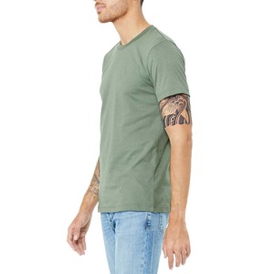 Bella + toile 3001C unisexe Jersey T-Shirt coupe décontractée hauts marron construire votre marque T-shirt pour hommes col rond T-shirt - Product Image 5