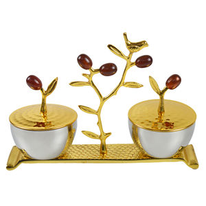 ชามโลหะสุดพิเศษสำหรับเสิร์ฟอาหาร,ถ้วยมีสีเคลือบเงาที่ดีที่สุดสำหรับตกแต่งบ้านชามตกแต่งเทศกาลและงานเลี้ยง - Product Image 5