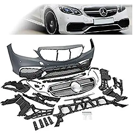 Piezas de repuesto para coche MERCEDES BENZ Clase E W212 2014 E63 AMG, parachoques delantero, falda lateral, silenciador, KIT de carrocería