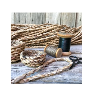 Cuerda de jacinto de agua Natural, cuerda trenzada para decorar artesanías - Product Image 3