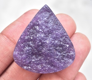 Lepidolite Druzy Cabochon ขายส่ง,Lepidolite Druzy กึ่งล้ำค่าสำหรับเครื่องประดับ - Product Image 5