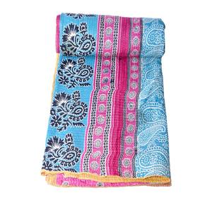 Intage ottottantha antha uilt nndian andand made hhrow evereverable Blanket Bedspread - Product Image 4