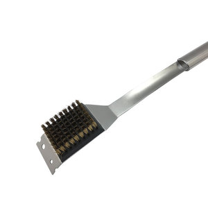 Venta al por mayor, Metal resistente, marca personalizada, etiqueta colgante, barbacoa, cepillo de parrilla de barbacoa de acero inoxidable - Product Image 6