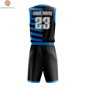 Ensemble d'uniformes de basketball respirants et réversibles pour hommes, tenue de sport professionnelle pour équipes, vente en gros - Product Image 3