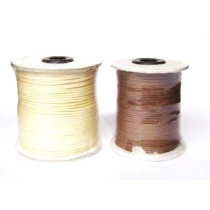 Elegant 100% Waxed Cotton Cords for Crafting Waterproof Necklaces Bracelets Bags Garments Shoes Home Textiles - Product Image 1