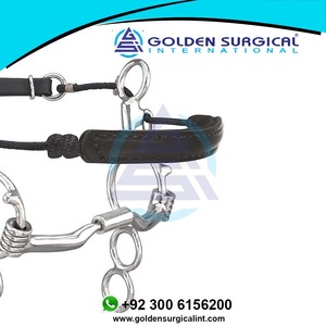 GOLDEN - Bocado de tres anillos combinados para equitación, modelo GSIB-100509, bajo MOQ, suministros ecuestres - Product Image 4