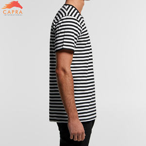 Nueva moda para hombre, camisetas lisas informales de algodón de secado rápido, manga corta con dobladillo curvo extra largo - Product Image 4