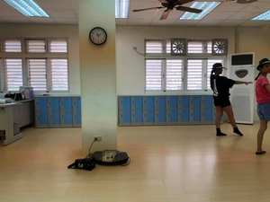 small ABS Plastic School Student Locker with door handle - Product Image 2