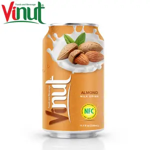 VINUT 330ml Almond Juice Supplier OEM Brand High Quality no added sugar