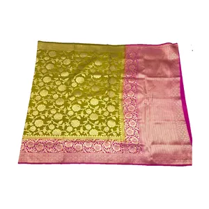 2023 nuovo Design attraente sari di seta Banarasi disponibile a un prezzo accessibile