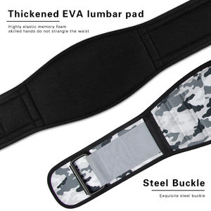 เข็มขัดยกน้ำหนักออกกำลังกาย,ก้านยกกระชับเอวปรับแต่งโลโก้ได้ - Product Image 4