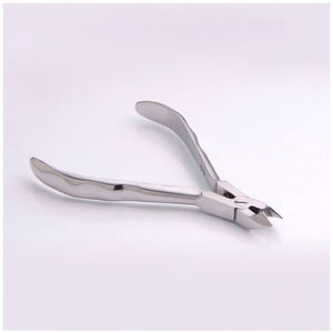 Professional Single Spring Cuticle Nipper Eco-Friendly Satin and Sand Finish Cuticle Cutters for Manicure Pedicure <b>Nail</b> <b>Tools</b> - Product Image 6