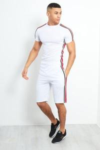 Chándal de manga corta con logotipo personalizado, conjunto de mamá y yo, estilo de verano - Product Image 3