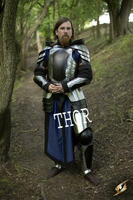 Costume complet de Cosplay d'armure médiévale de glace noire de corps complet médiéval