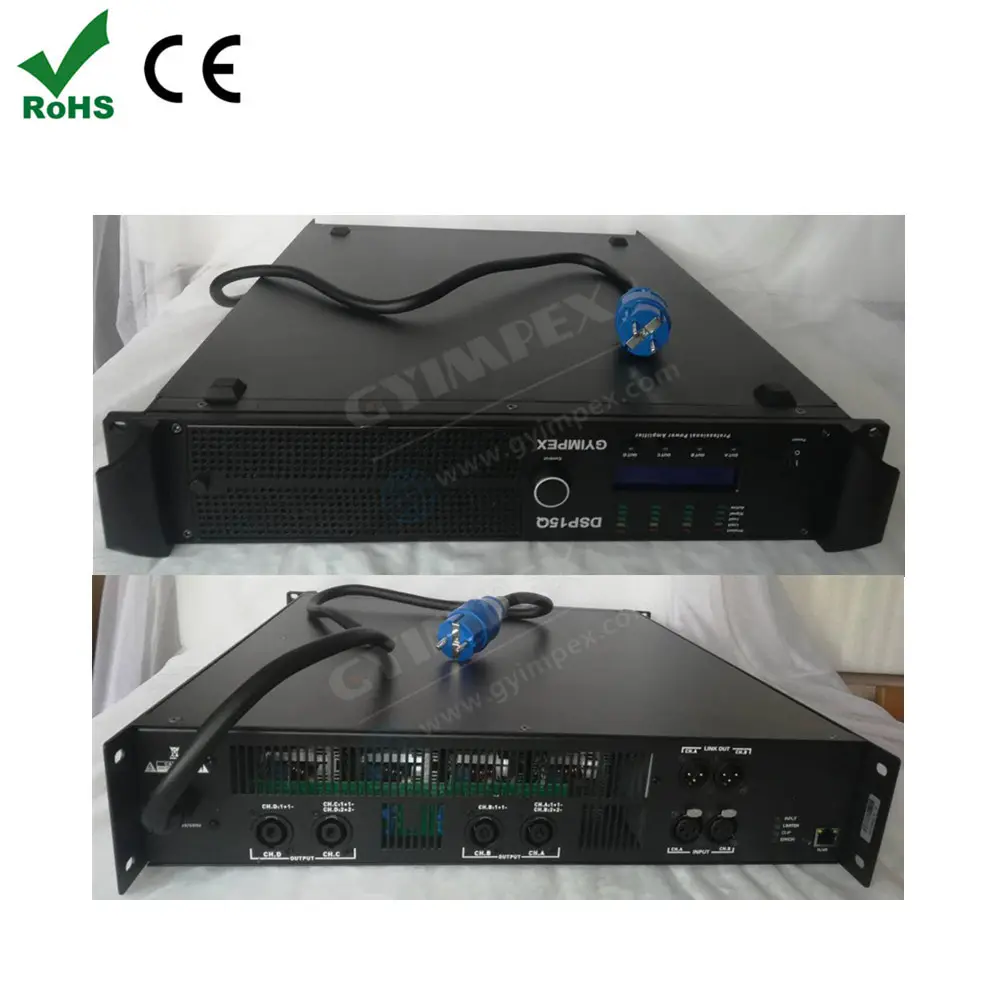 wholesale quality power amplifier with dsp function controlled by computer software